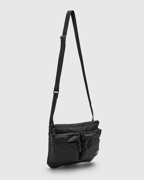 5458 "Force" Shoulder Bag in Black