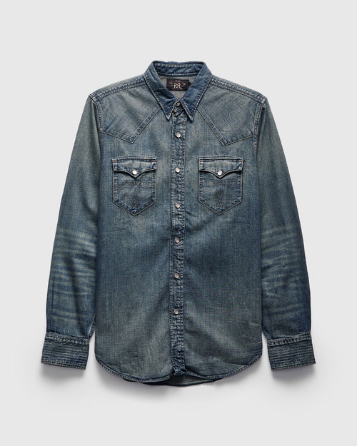 Buffalo Western Workshirt in Dark Wash