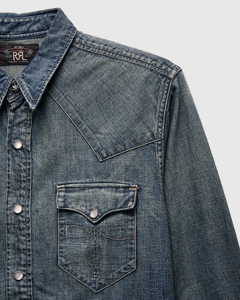 Buffalo Western Workshirt in Dark Wash
