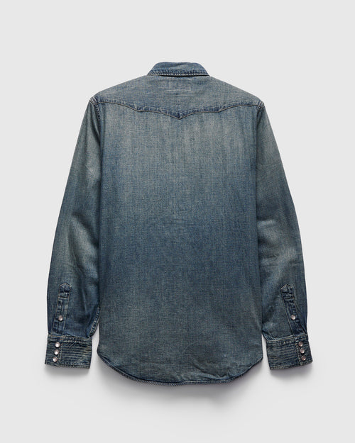 Buffalo Western Workshirt in Dark Wash
