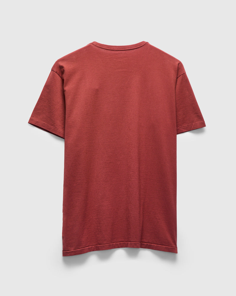 Vintage Knit Logo T-Shirt in Red Snapper