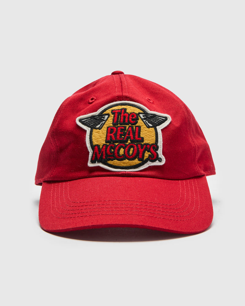 Logo Baseball Cap in Red