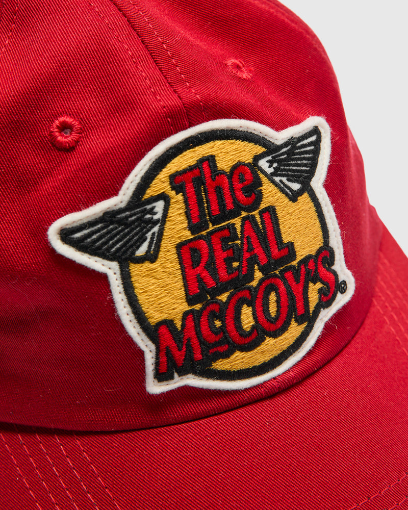 Logo Baseball Cap in Red