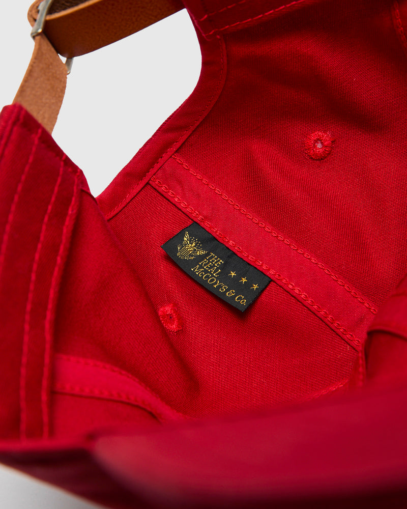 Logo Baseball Cap in Red