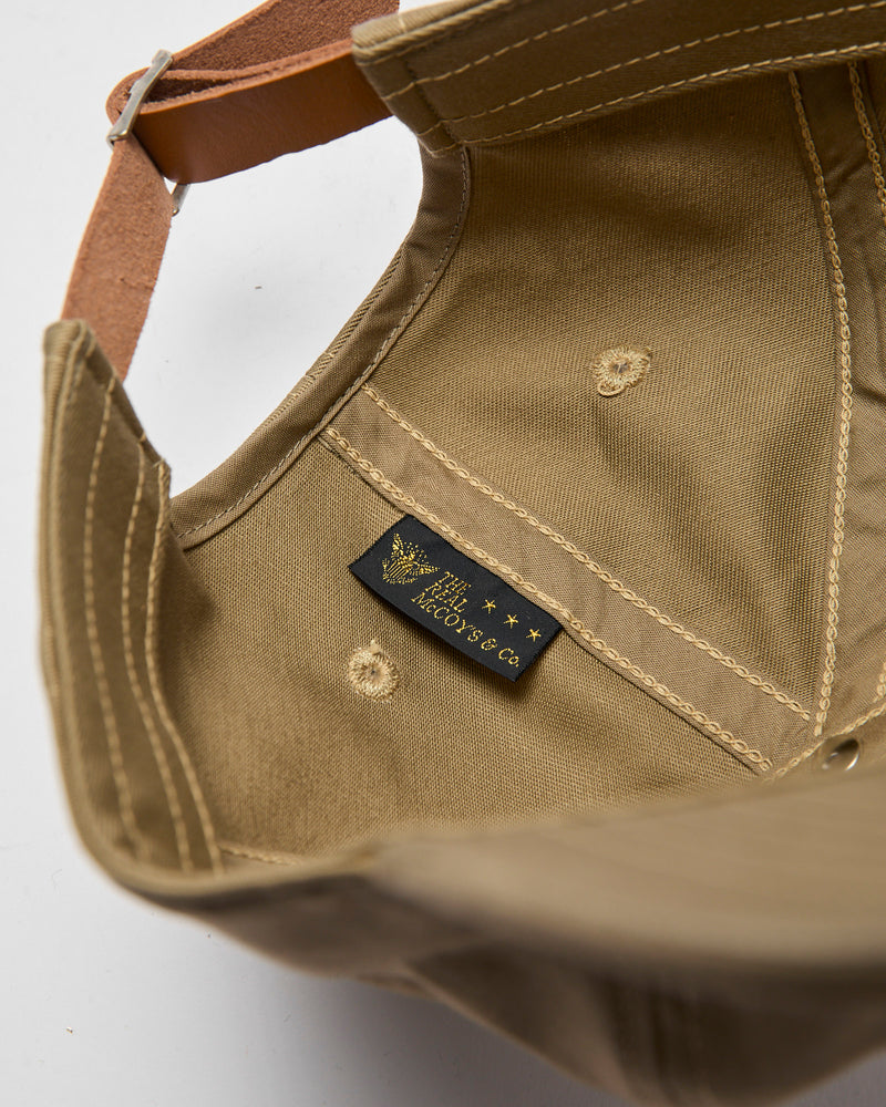 Logo Baseball Cap in Khaki