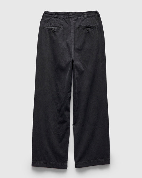 Work Twill Chino Pants in Black