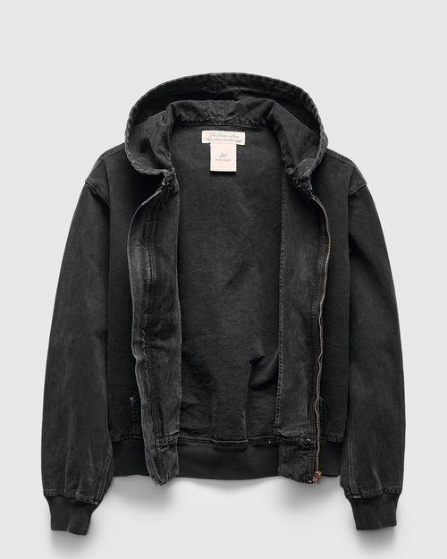Hooded Duck Field Jacket in Black