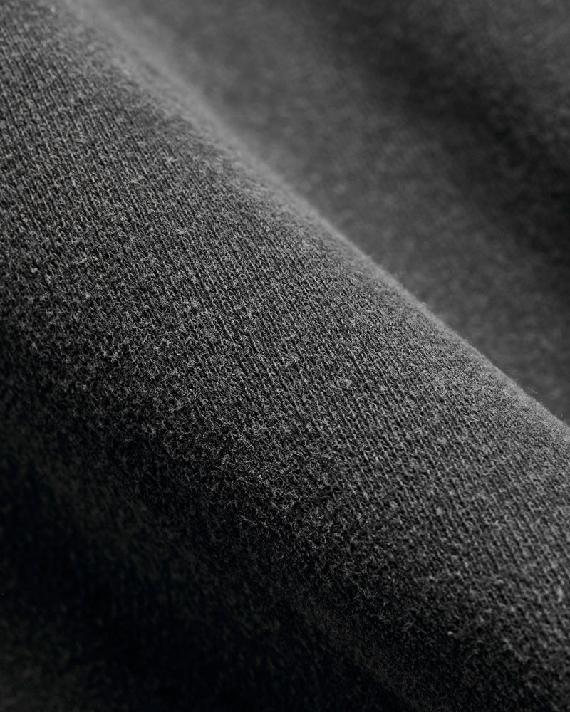 14G Brushed Fleece Zip Hoodie in Black