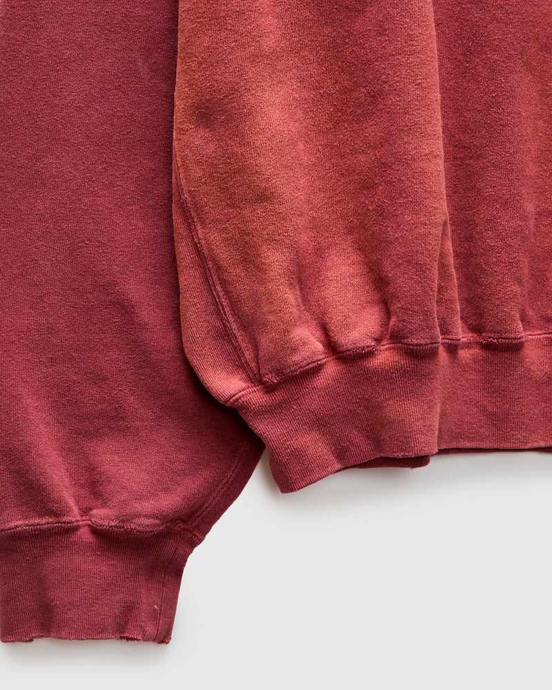 "3-Fly" Special Finish Fleece Crewneck in Bordeaux