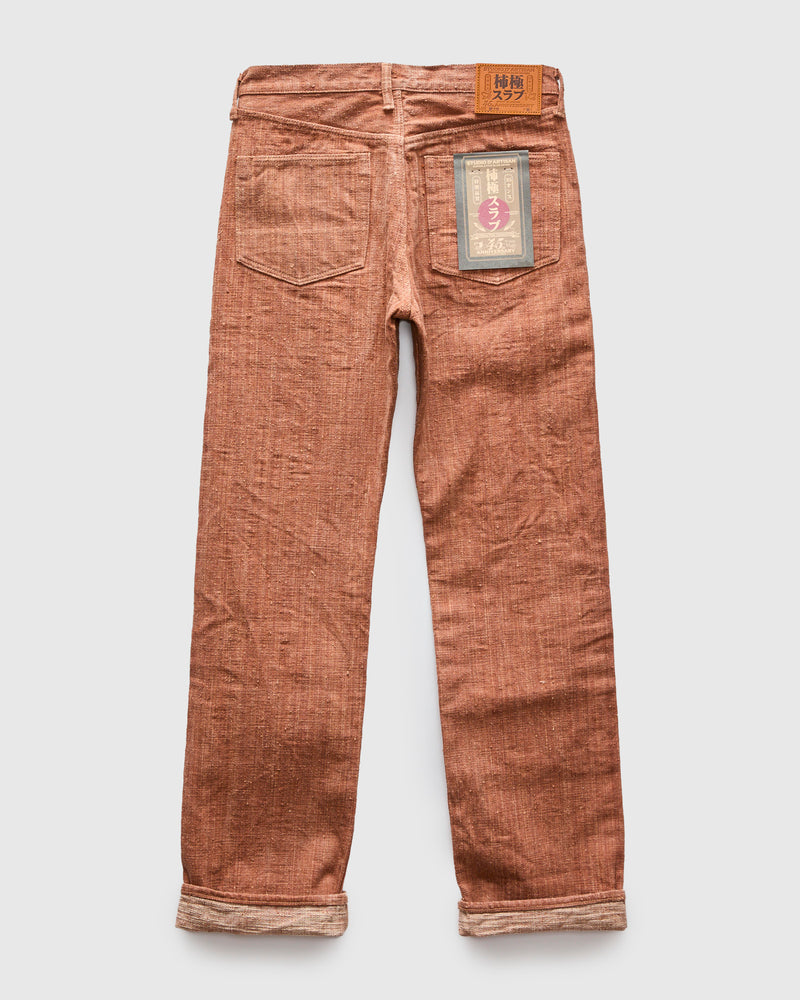 SP-110S "Kaki-Kyoku" 45th Anniversary 16oz Kakishibu Selvedge Denim - Regular Straight Fit
