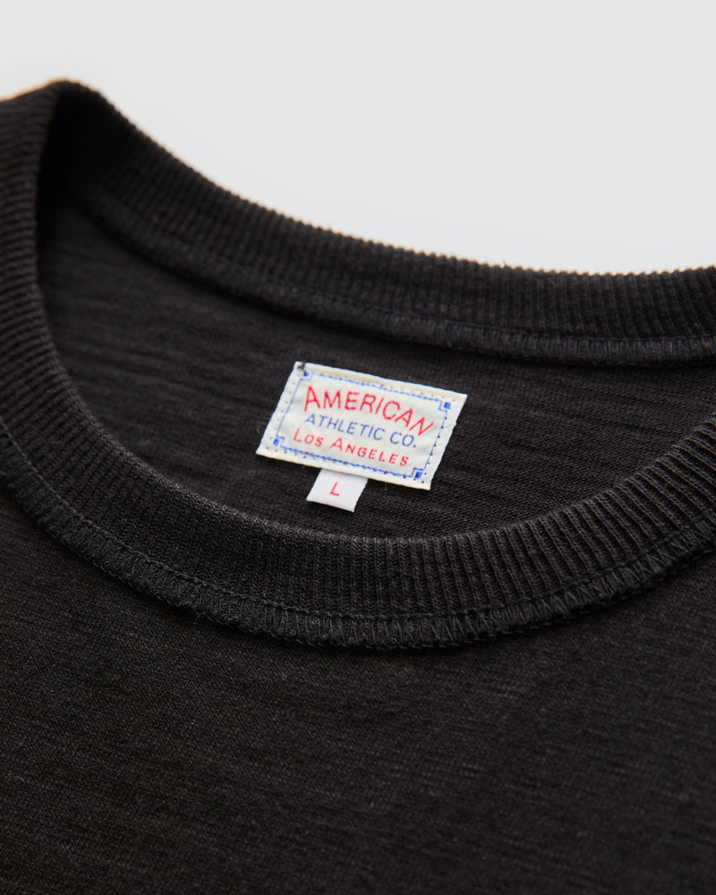 Athletic Loopwheel T-Shirt in Black