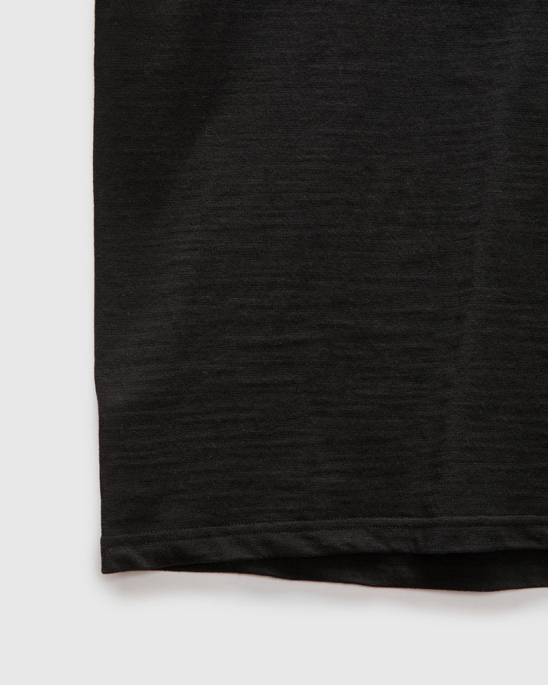 Athletic Loopwheel T-Shirt in Black