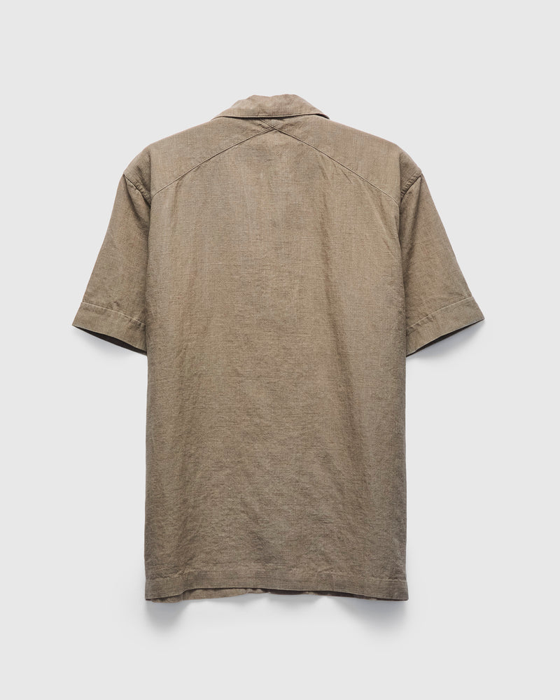 Vacation Shirt in Almond Linen