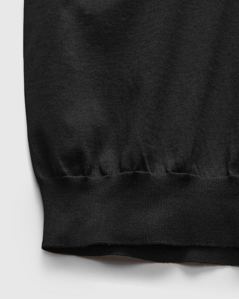 Caribbean Sea Island SS Polo in Black