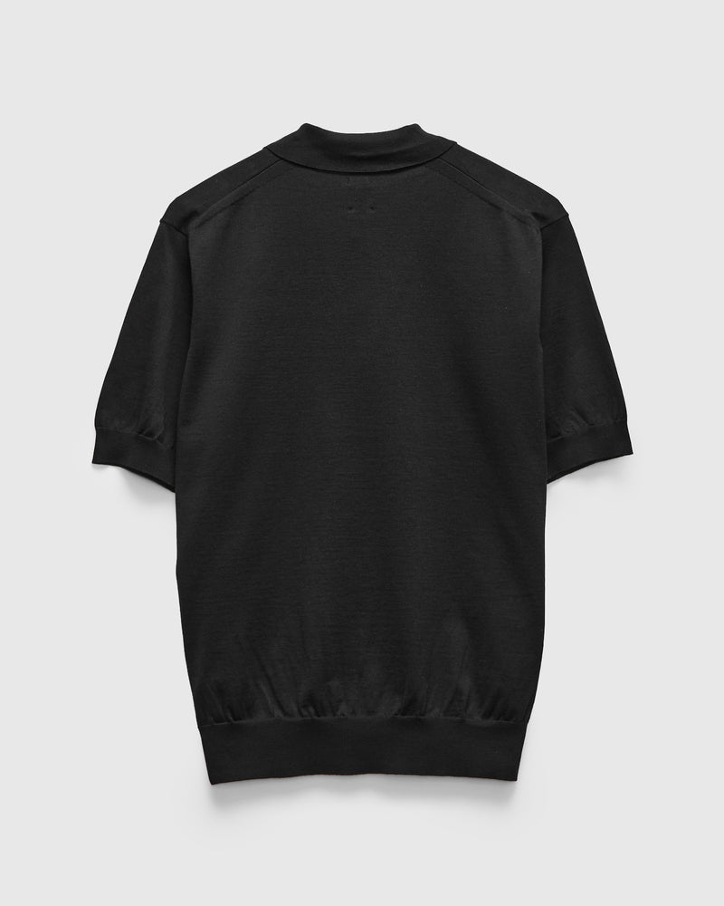 Caribbean Sea Island SS Polo in Black