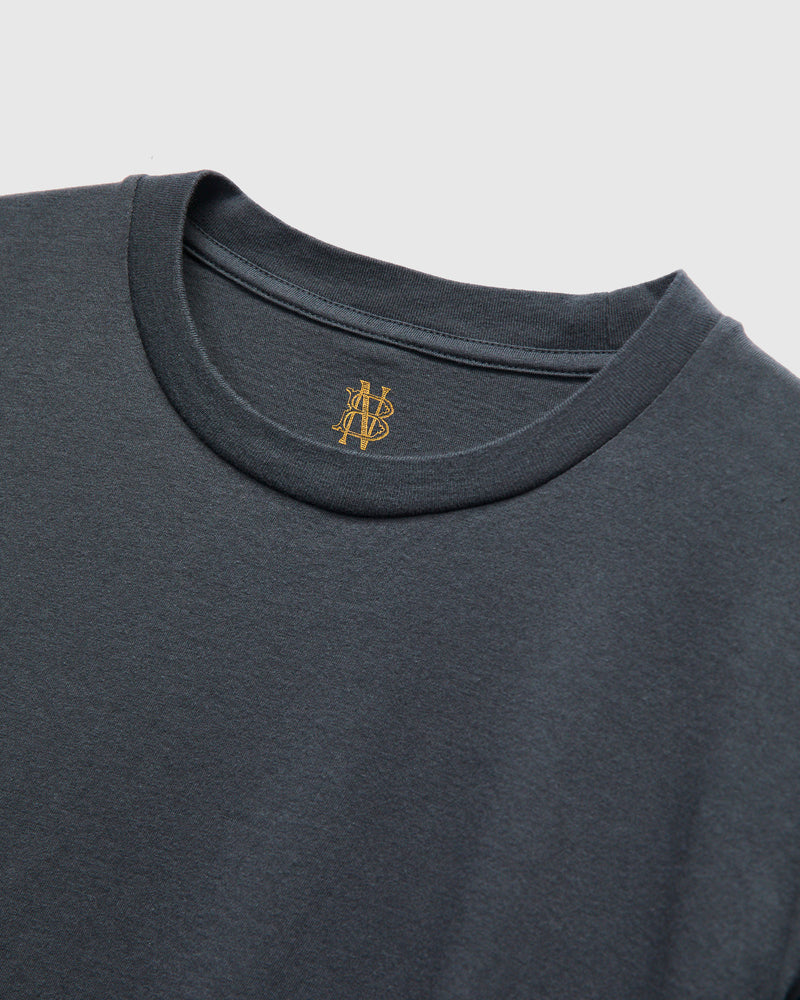 Meriyasu Light T-Shirt in Charcoal Navy