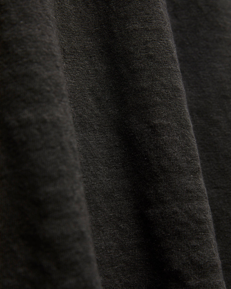 Normandy Linen T-Shirt in Black