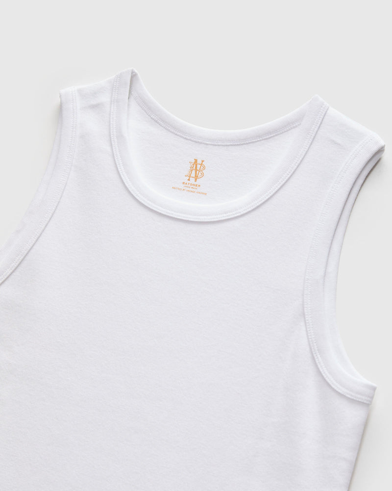 Seamless Inner Tank Top in White