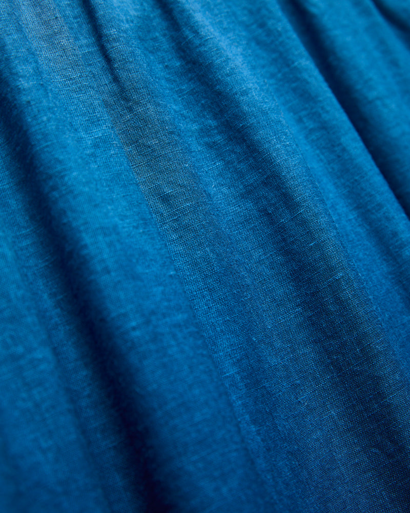 Hand-Dyed Gradation Aloha Shirt in Indigo