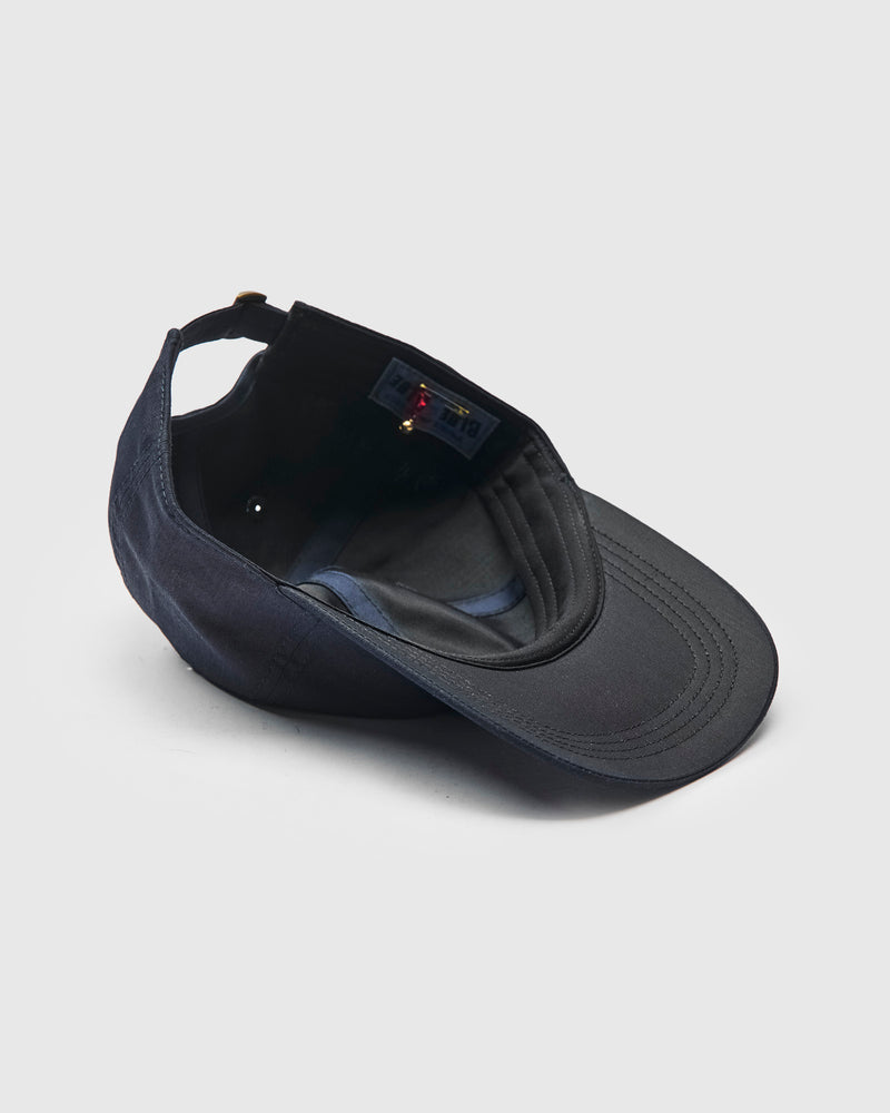 Nylon Satin Baseball Cap in Indigo