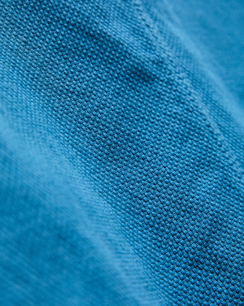 Sashiko Coverall Jacket in Blue Indigo