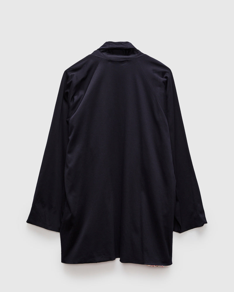 "Sakura Kaza" Reversible Knit Haori in White