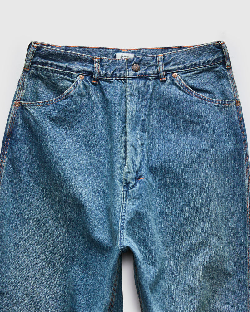 Denim Painter Pants in Medium Blue