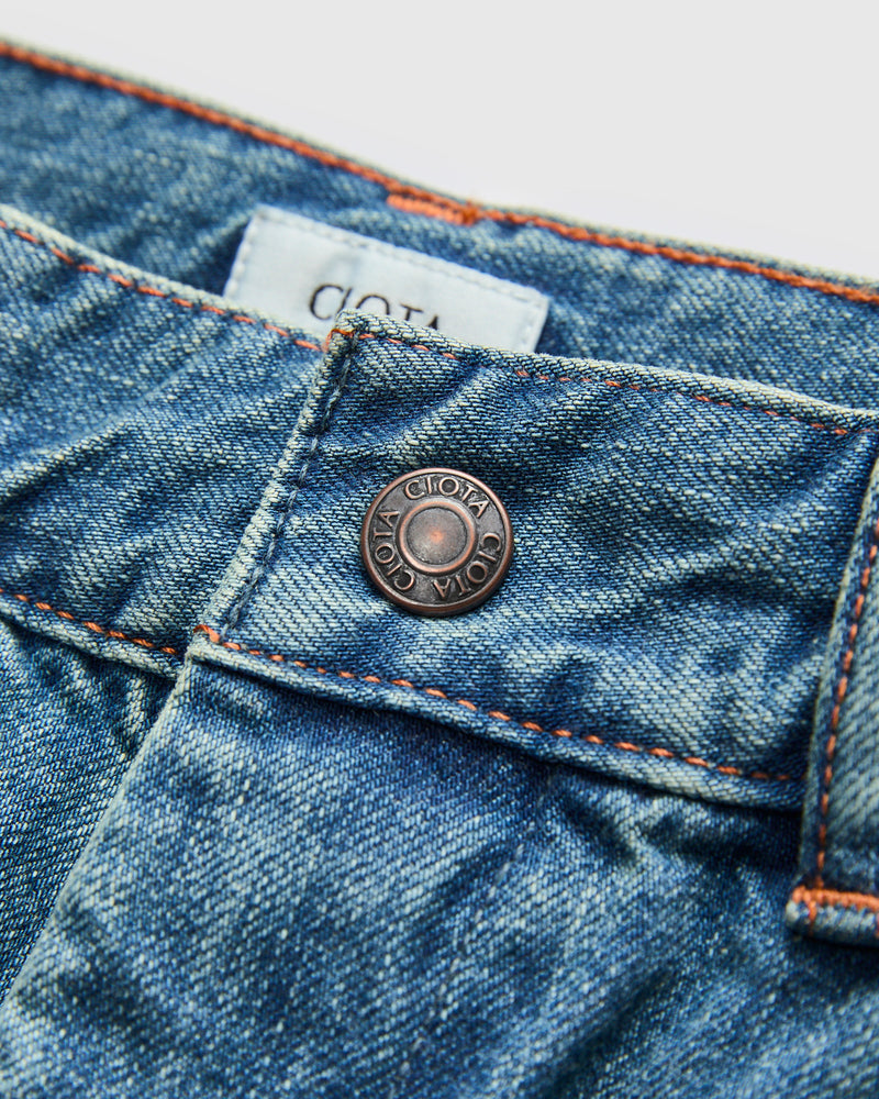Denim Painter Pants in Medium Blue