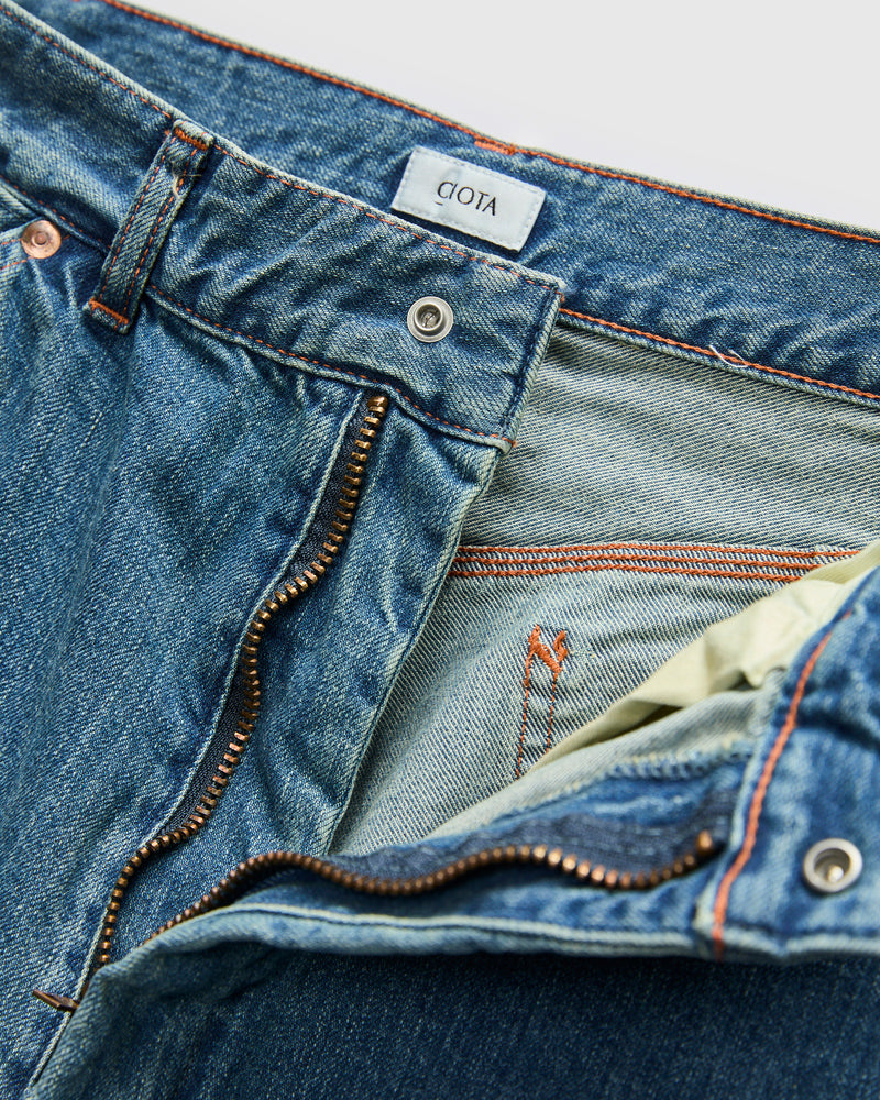 Denim Painter Pants in Medium Blue