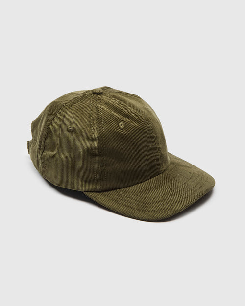 Baseball Hat in Olive Drab Cord