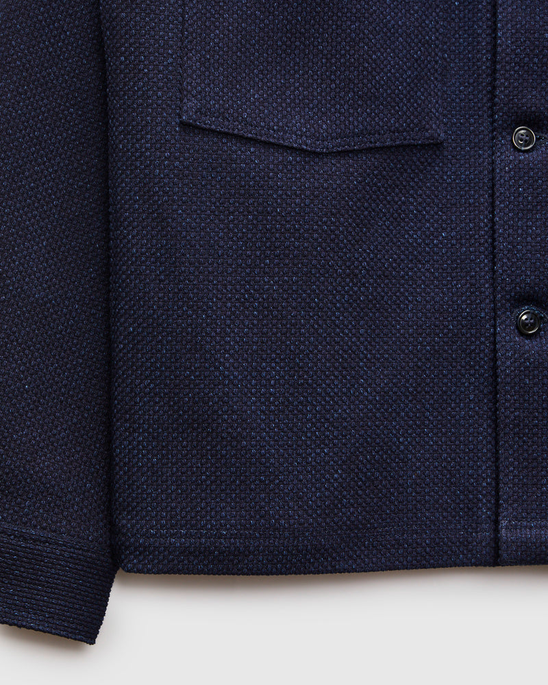 Skyline Overshirt in Indigo Sashiko