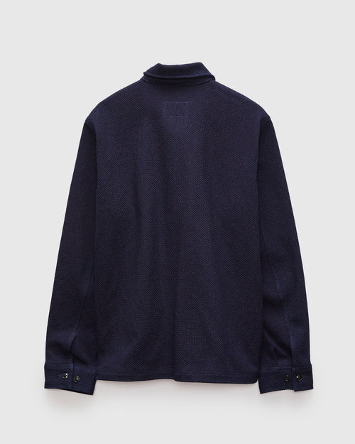 Skyline Overshirt in Indigo Sashiko