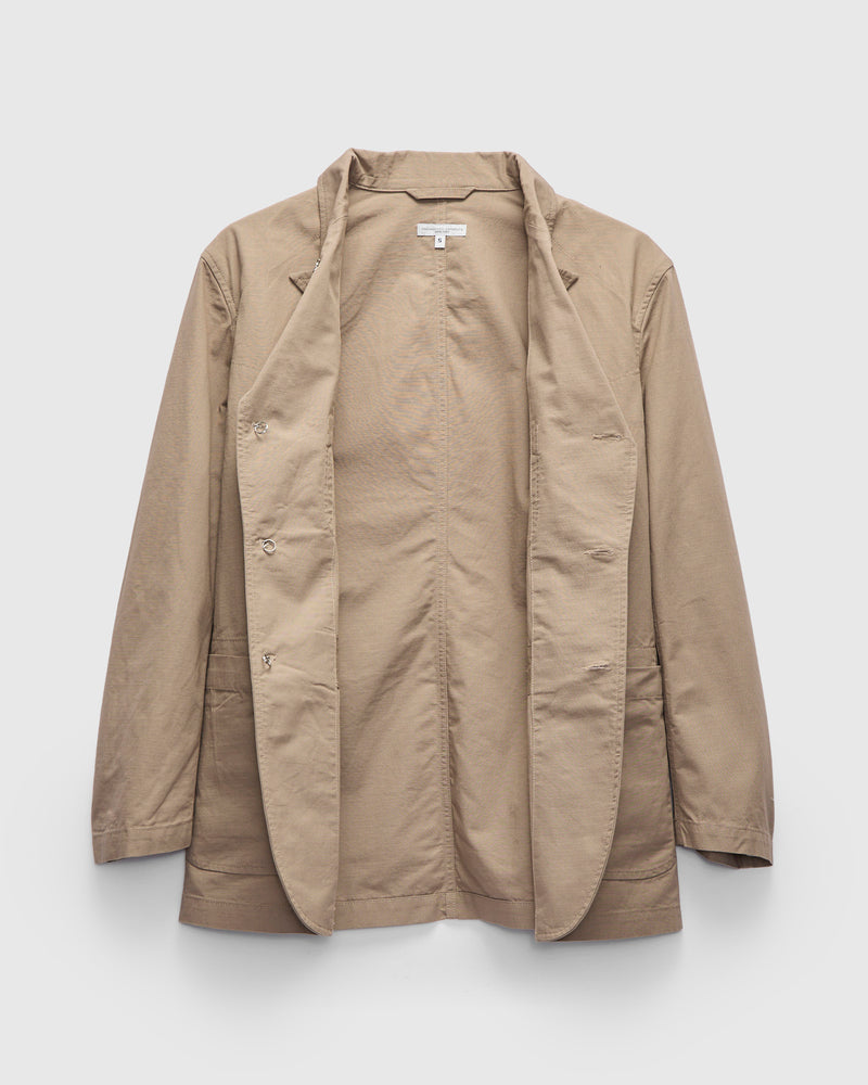 Light Bedford Jacket in Khaki Cotton Ripstop