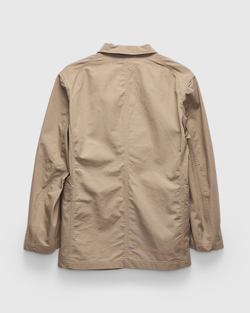 Light Bedford Jacket in Khaki Cotton Ripstop