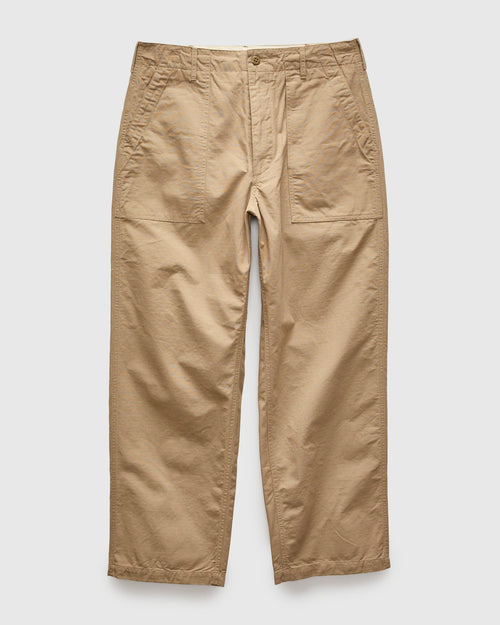 Light Fatigue Pants in Khaki Cotton Ripstop