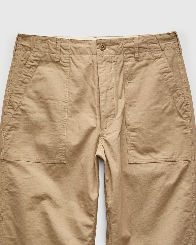Fatigue Pants in Khaki Cotton Ripstop