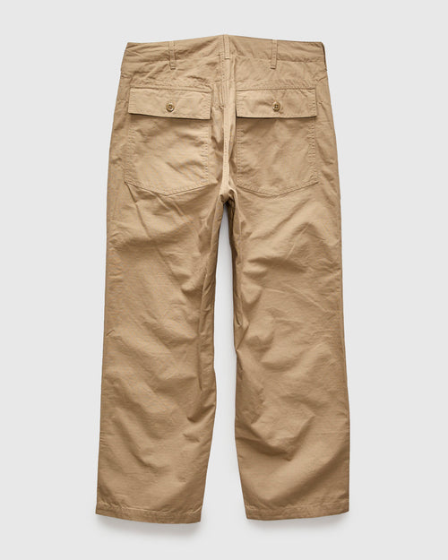 Fatigue Pants in Khaki Cotton Ripstop