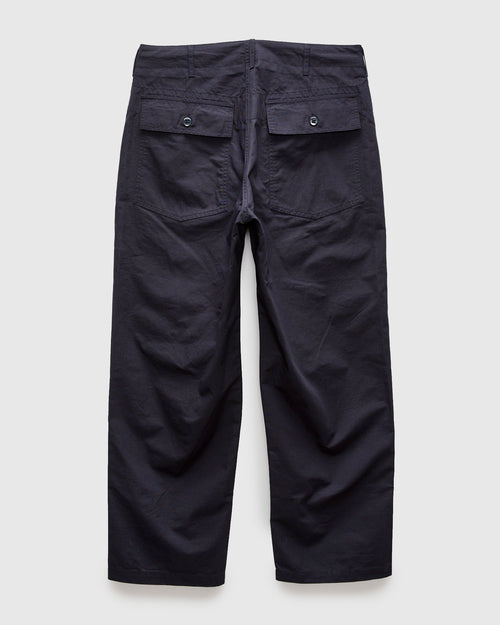 Light Fatigue Pants in Dark Navy Cotton Ripstop