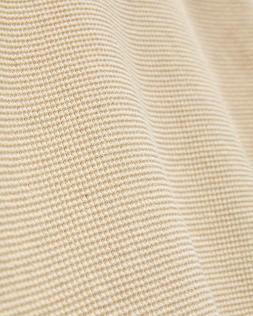 Thermal Long Sleeve Shirt in Natural