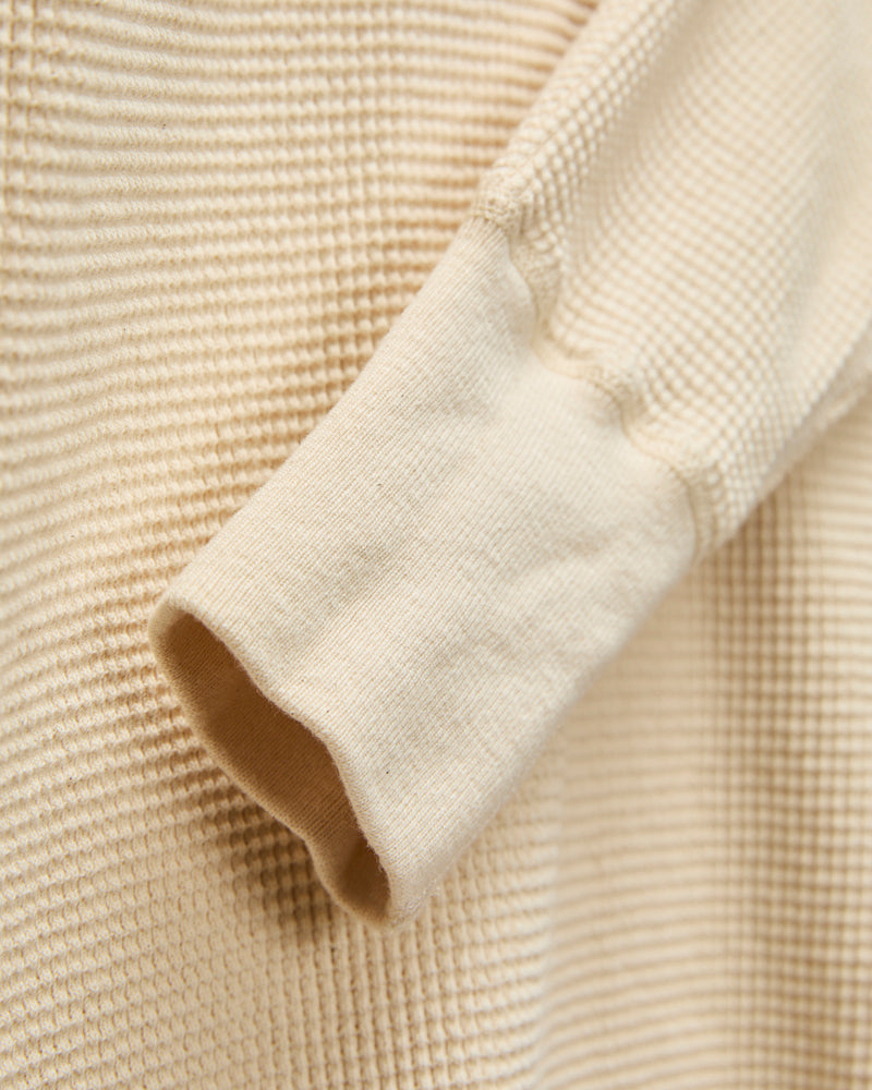 Thermal Long Sleeve Shirt in Natural
