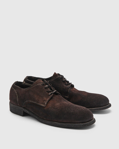992 Classic Derby in Dark Brown Reverse Horse Leather