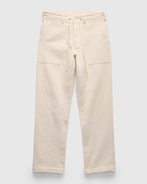 Obelisk Pant in Natural Undyed Powerloom Denim