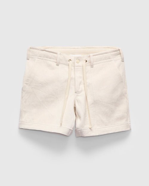 Obelisk Shorts in Natural Undyed Powerloom Denim