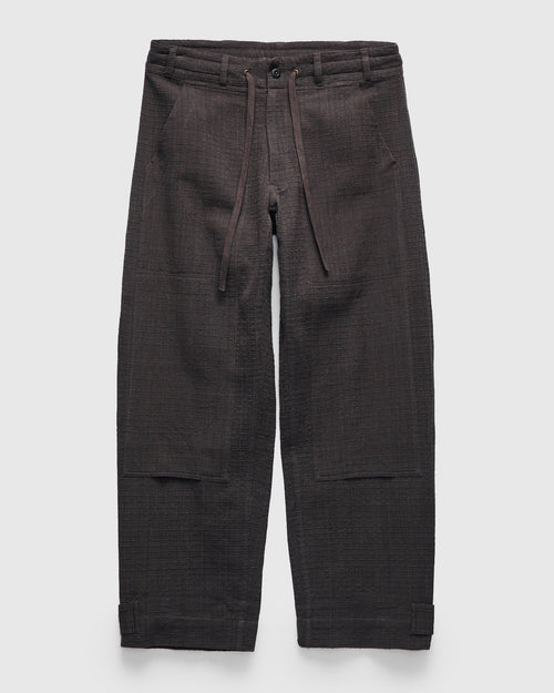 Raka Pant in Smoke Handwoven Ripstop