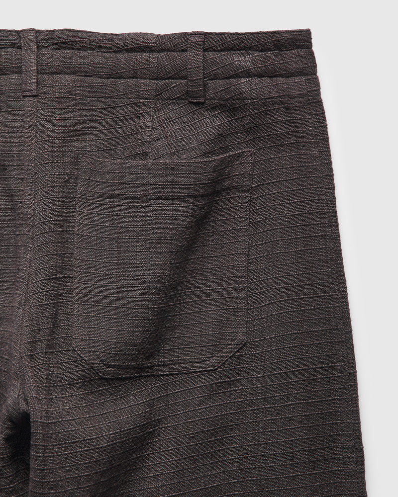 Raka Pant in Smoke Handwoven Ripstop
