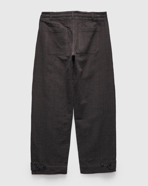 Raka Pant in Smoke Handwoven Ripstop