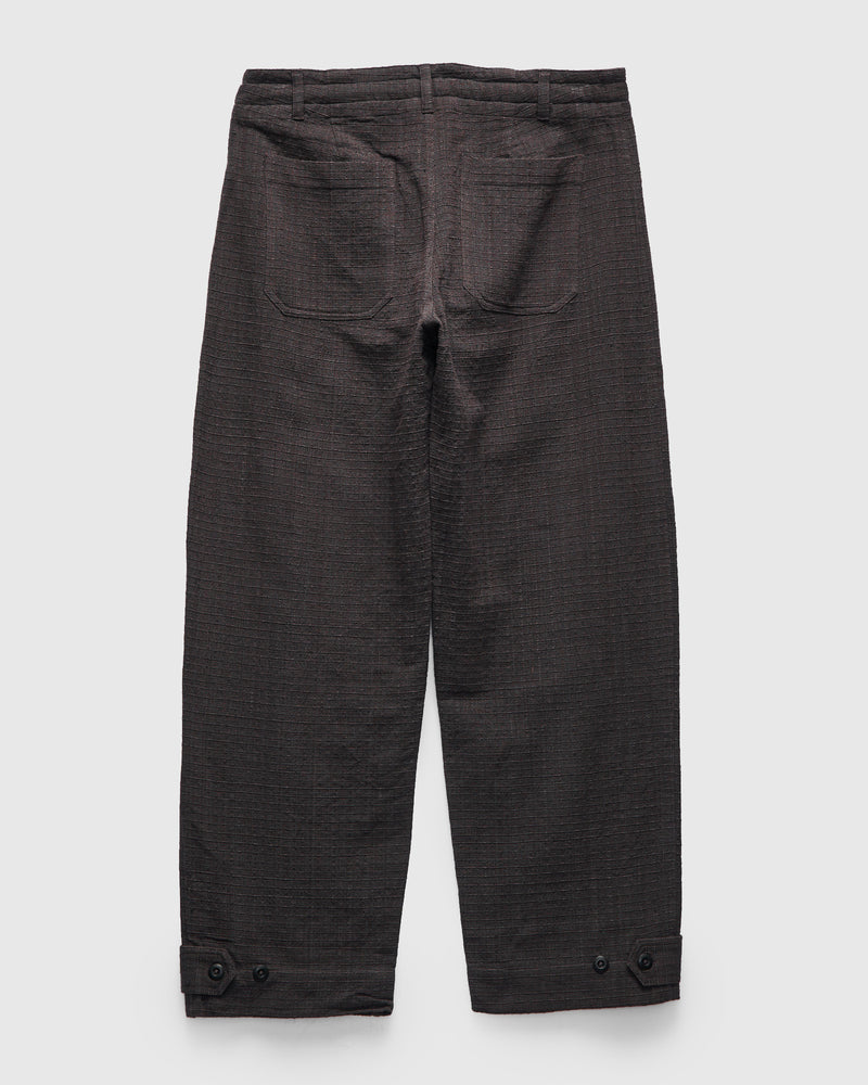 Raka Pant in Smoke Handwoven Ripstop