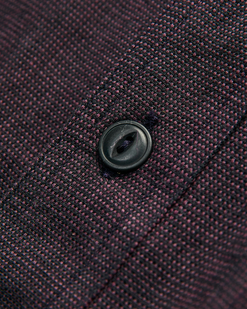 Marc Shirt in Iron Plum End-On-End