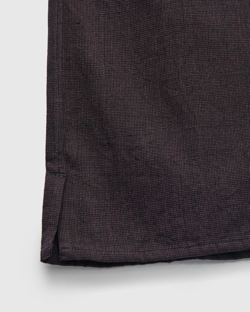 Marc Shirt in Iron Plum End-On-End