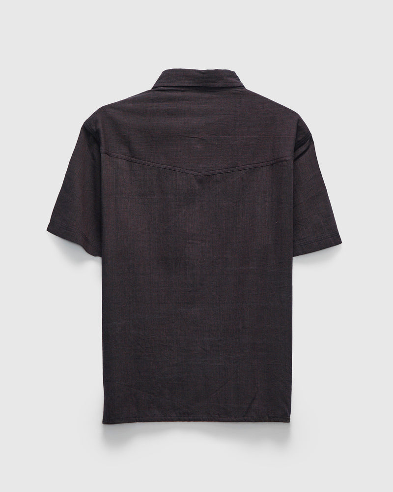 Marc Shirt in Iron Plum End-On-End